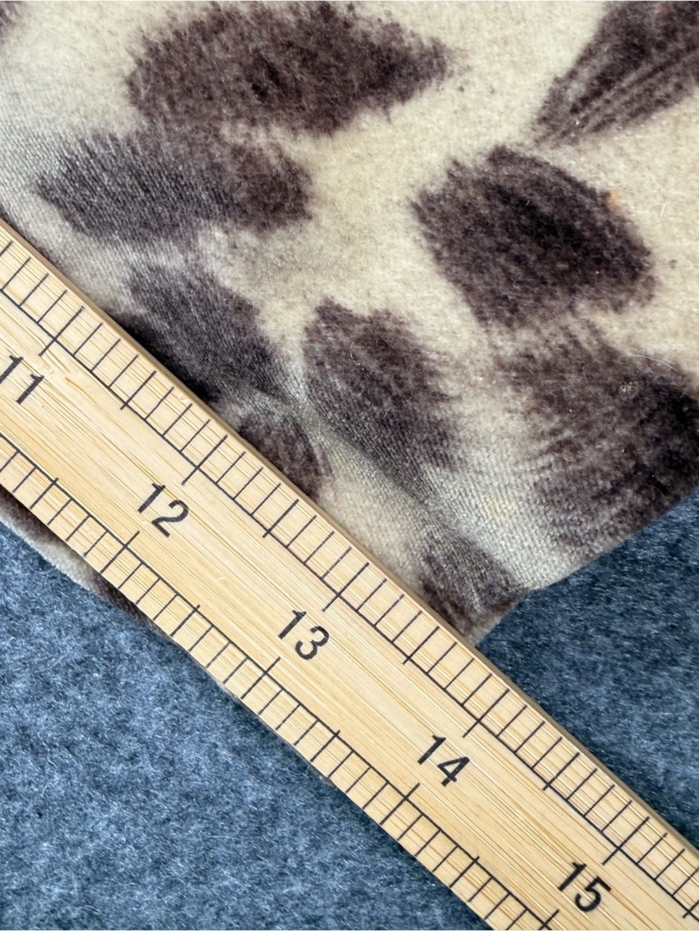 Talbots Petites 6P Leopard Print Blazer Cotton Brown Animal Print Jacket Career - Picture 11 of 11